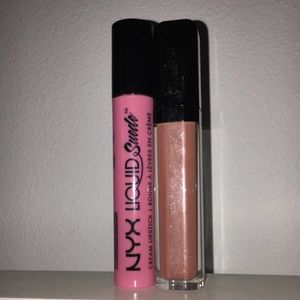 2 lipglosses (used once)